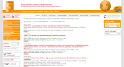 Desktop Screenshot of geosci-model-dev.net